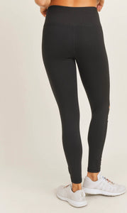 Petite Laser Cut High-waist Legging