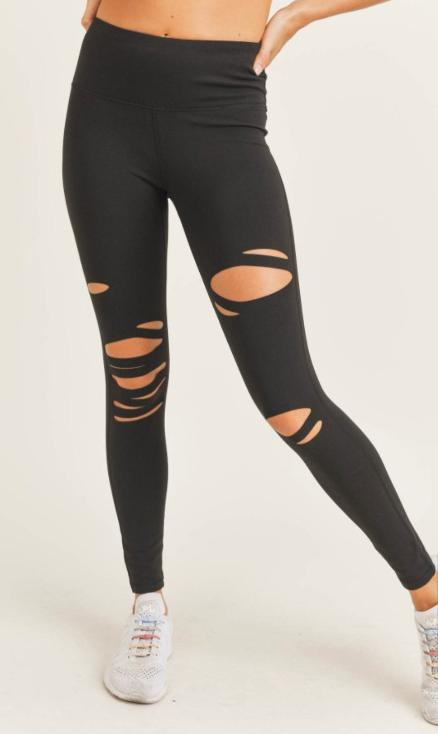 Petite Laser Cut High-waist Legging