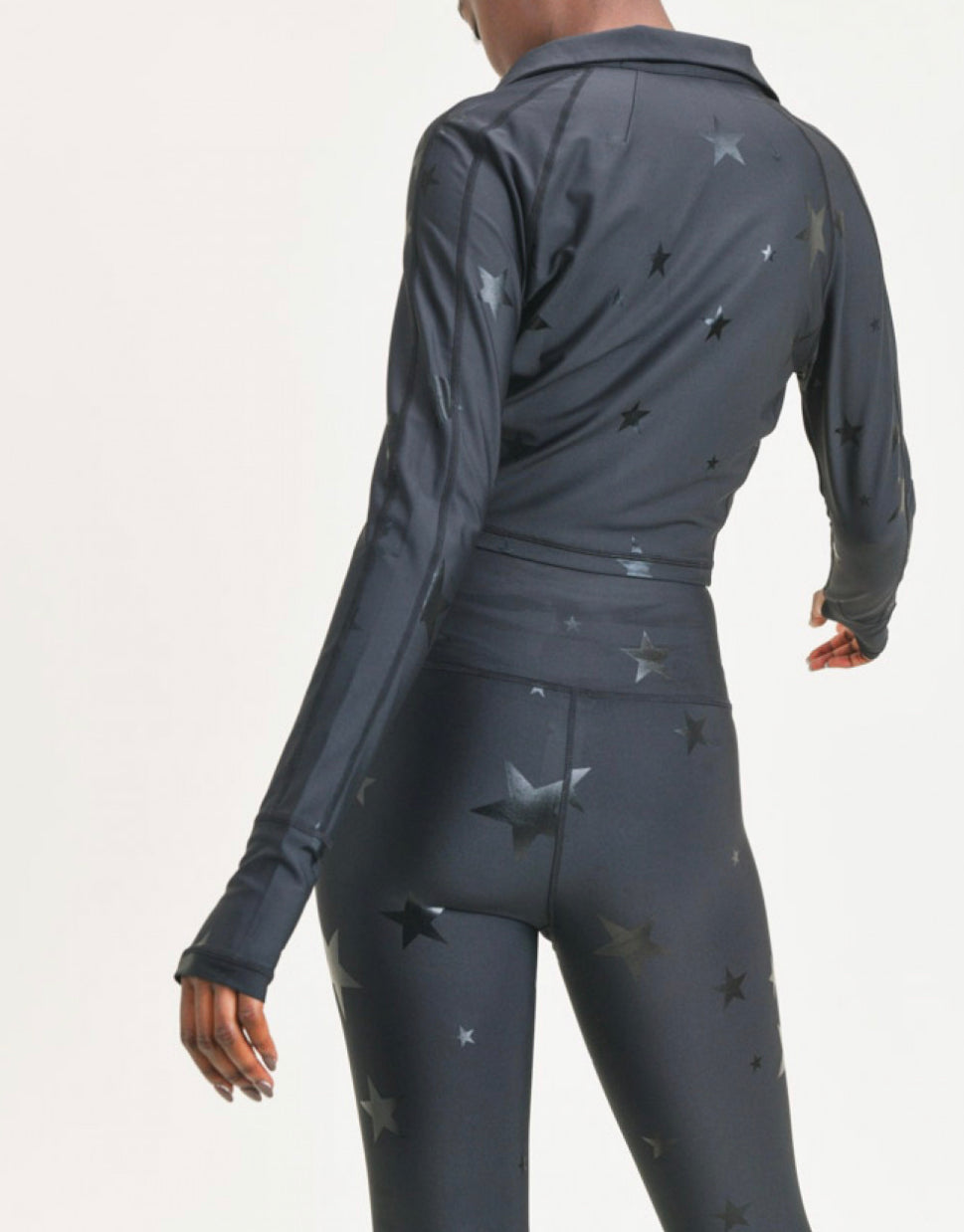 Venus Star Foil Cropped Jacket