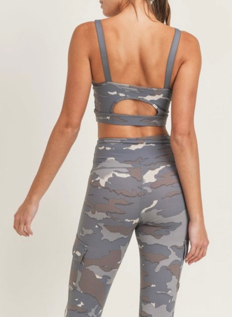 Camp Date Camo Sport Bra